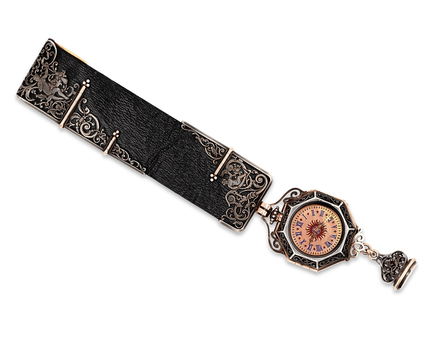 Renaissance Revival Watch and Chatelaine by Boucheron