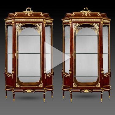 Pair of Rococo Vitrines By François Linke