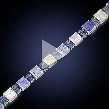 Oscar Heyman Multi-Color Sapphire Bracelet