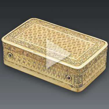 Silver Gilt Musical Snuff Box by François Nicole