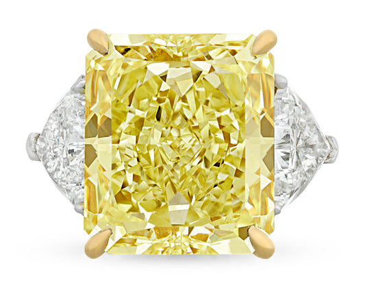 Fancy Yellow Diamond Ring, 20.28 Carats