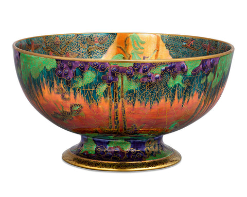 Wedgwood Flame Fairyland Lustre Malfrey Pot and Cover