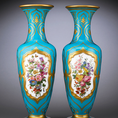 A Celebration of Color: Baccarat Vases