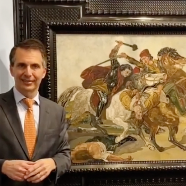 The Battle of Anghiari by Enrico Bosi