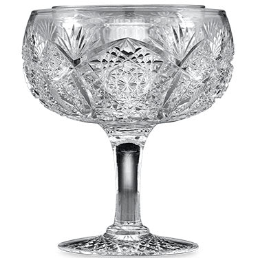 Middlesex Pattern American Cut Glass Goblet