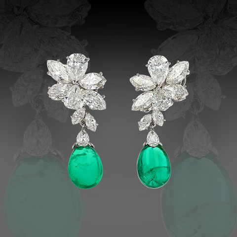 Emerald Bangle by David Webb, 61.04 Carats