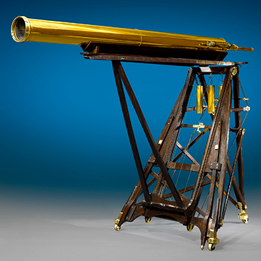 Swiss Enamel and Gold Telescope