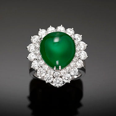 Men's Jade Ring, Carats Rau - Main Image