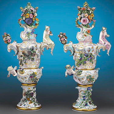 Magnificent Meissen: Summer and Autumn Porcelain Urns