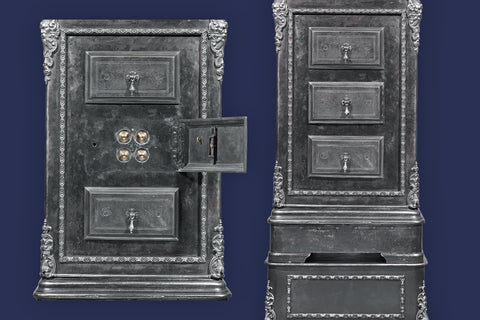 18th Century Italian Iron Floor Safe