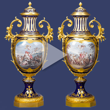 Sèvres Porcelain Palace Urns