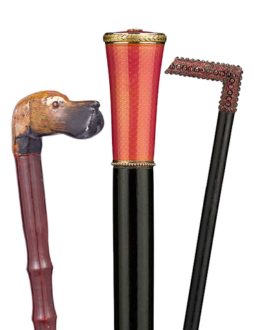 Antler Cane with Duck Face