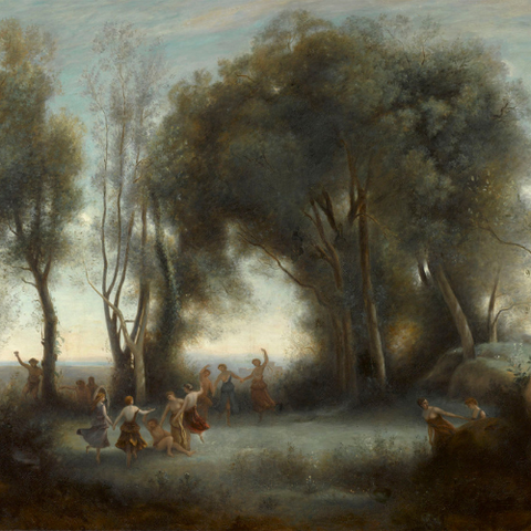 The Gamekeeper and His Dogs by Constant Troyon