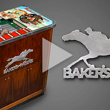 Baker's Pacers Short Track Horse Racing Machine