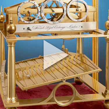 English Congreve Clock by French Royal Exchange