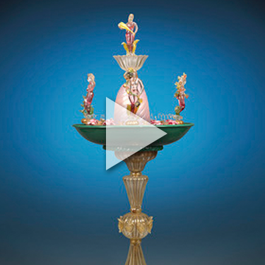 Murano Glass Water Fountain
