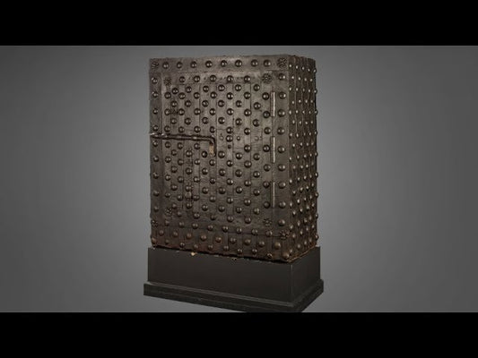 Italian Baroque Iron Strong Box