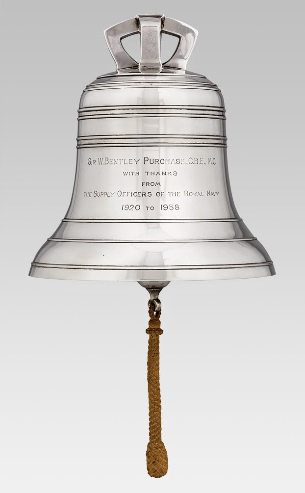 Silver Ship’s Bell for Sir William Bentley Purchase