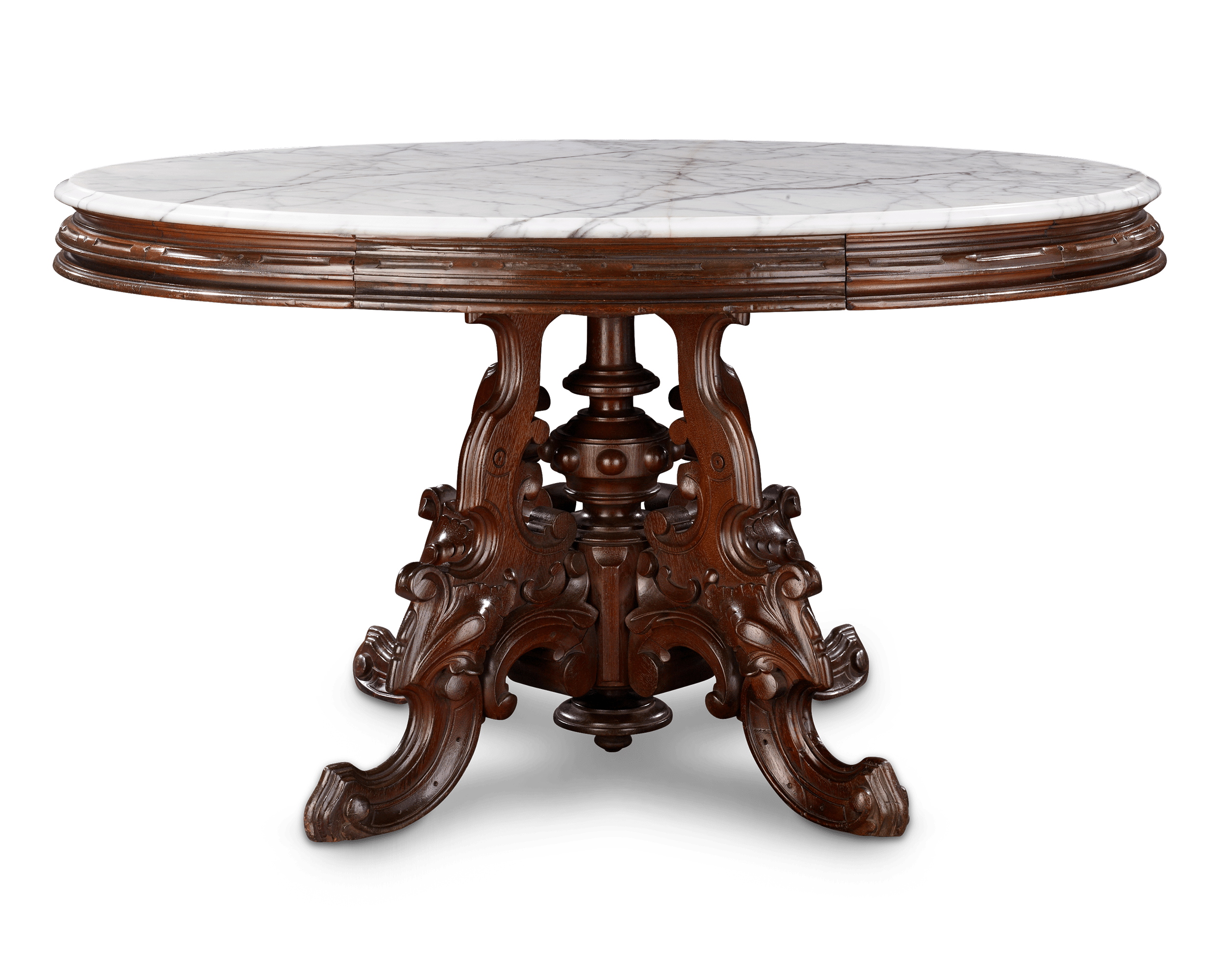 Victorian Marble Top Center Table