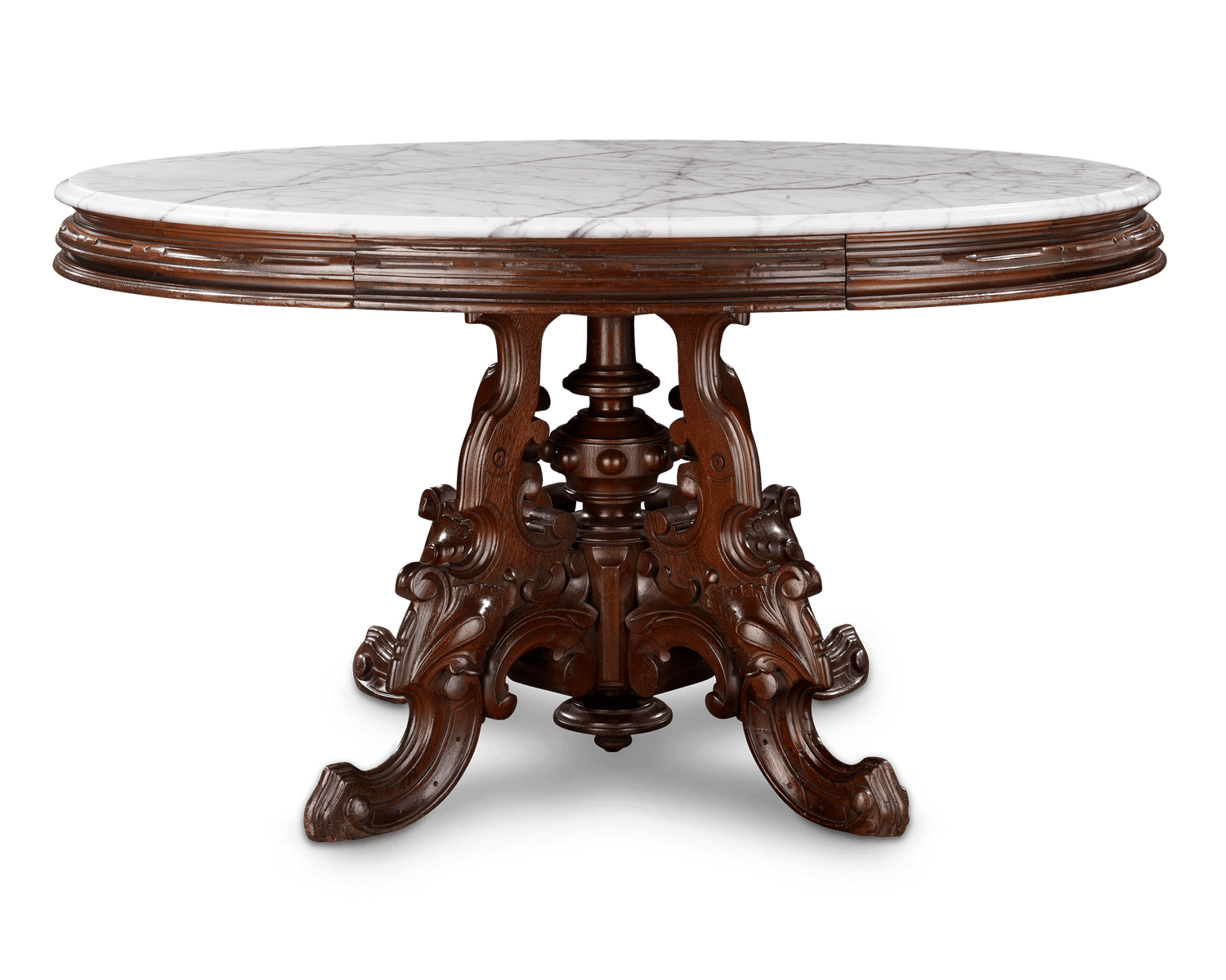 Victorian Marble Top Center Table