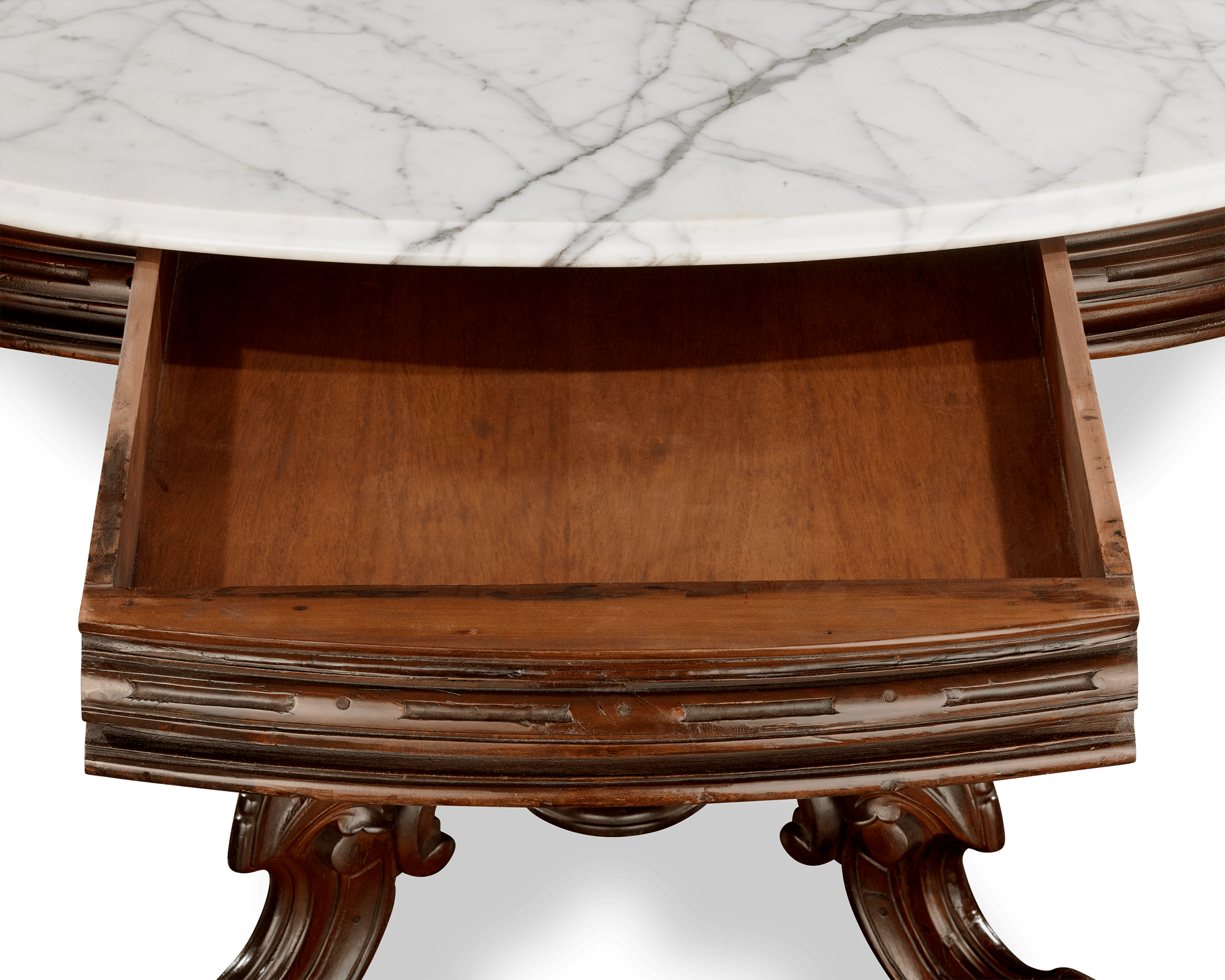 Victorian Marble Top Center Table