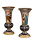 Limoges Enamel Vases