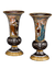 Limoges Enamel Vases