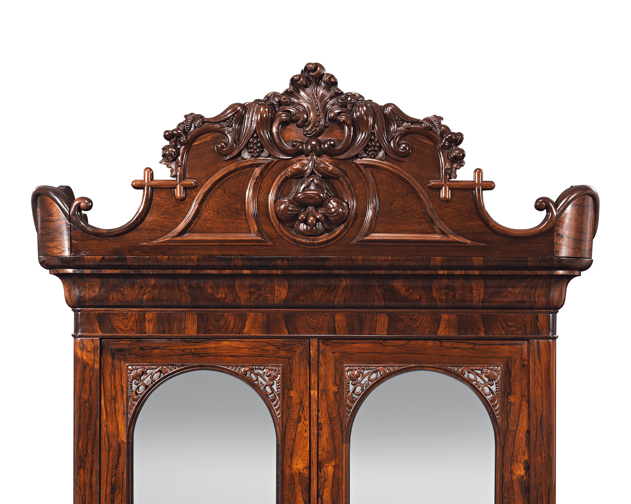 John Henry Belter Rosewood Armoire | M.S. Rau John Henry Belter Rosewood Armoire | M.S. Rau