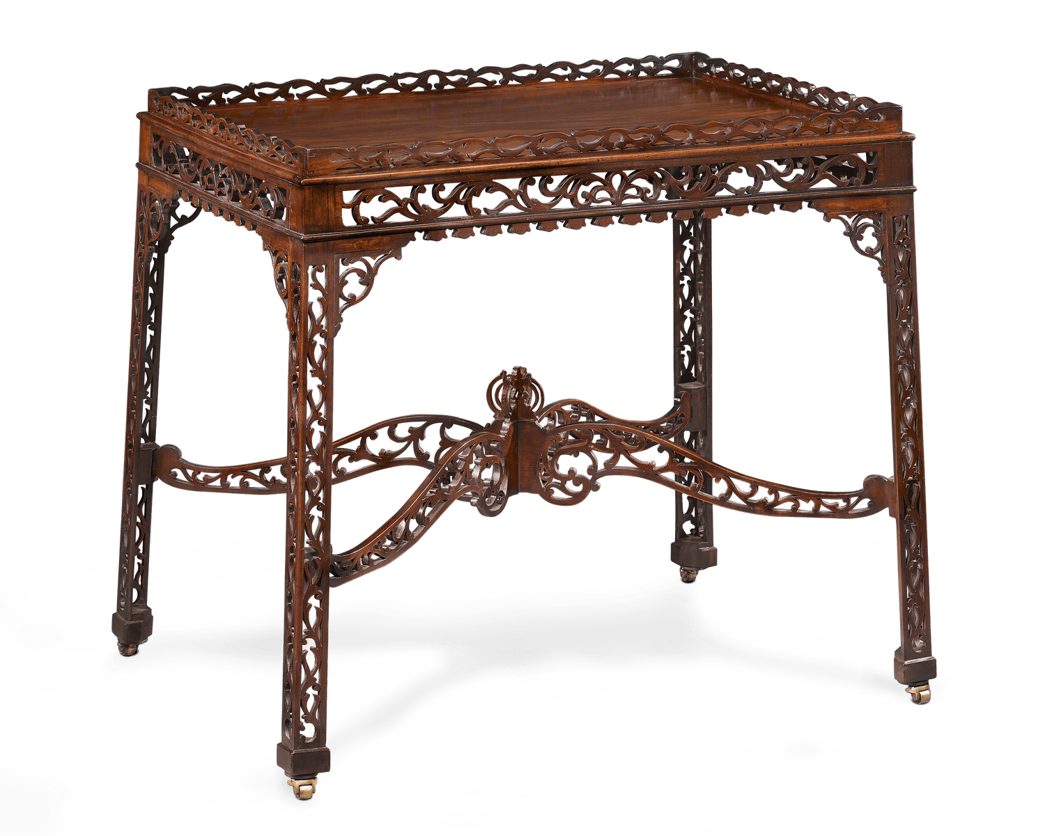 Chinese Chippendale Tea Table