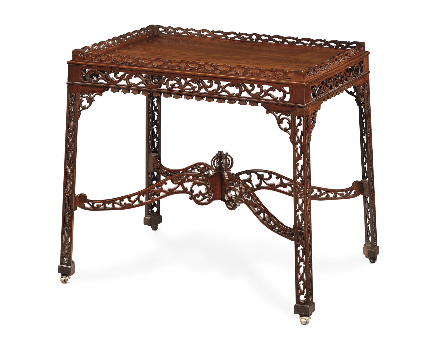 Chinese Chippendale Tea Table