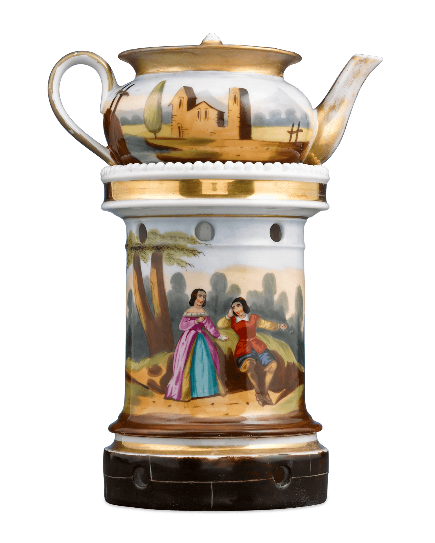 French Porcelain Veilleuse