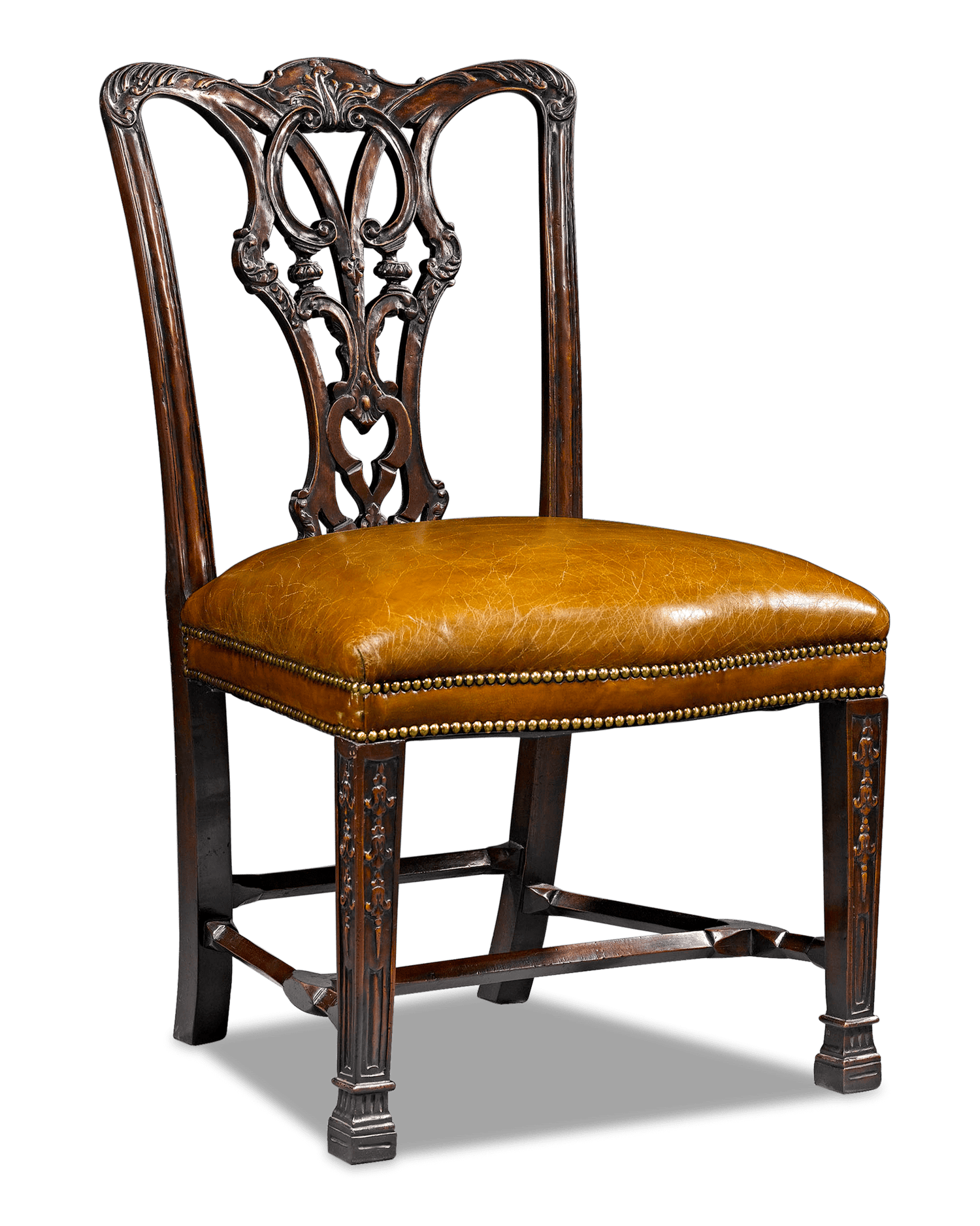 Chippendale-Style Mahogany Dining Chairs