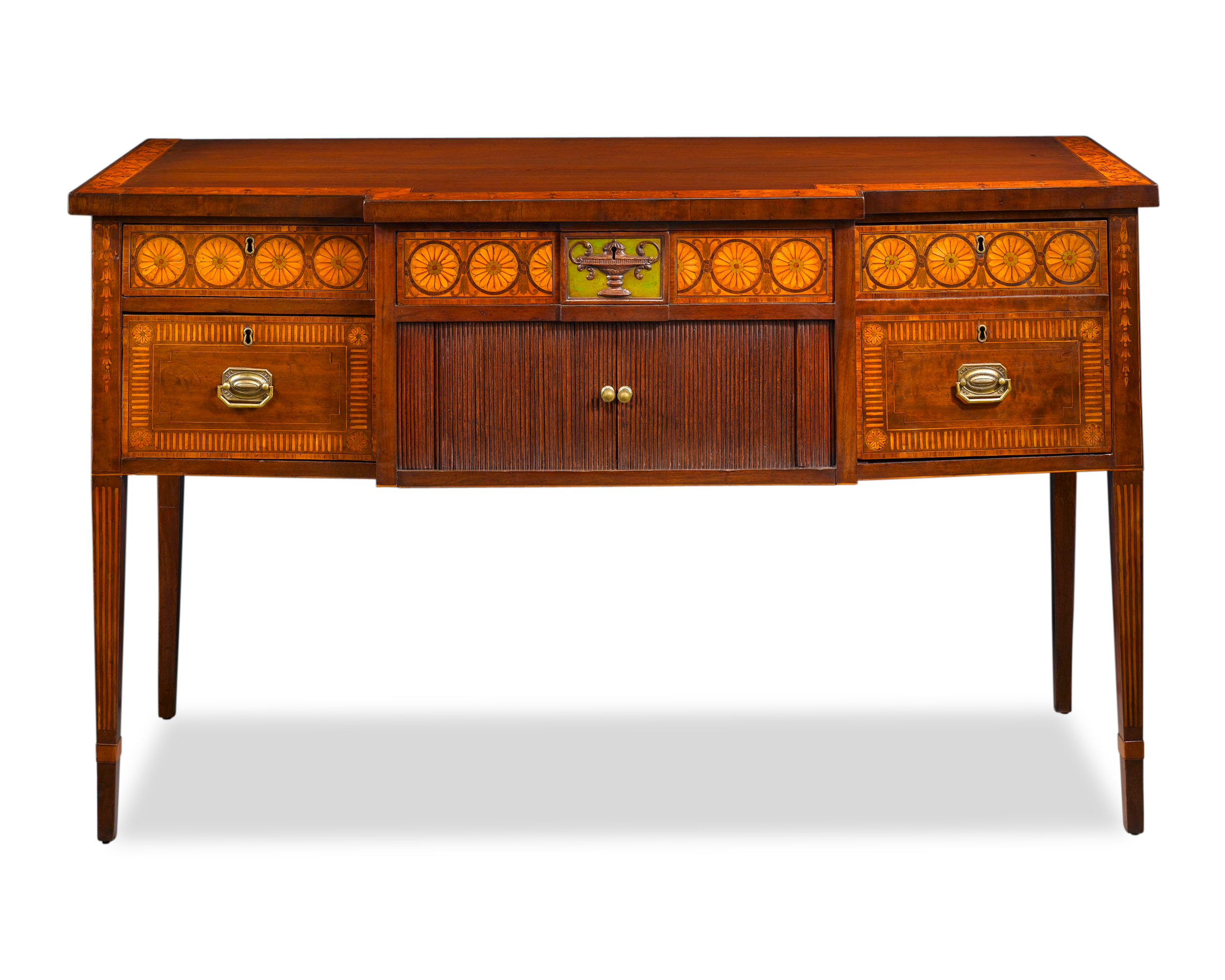 This luxuriously crafted sideboard was almost certainly crafted by Hepplewhite