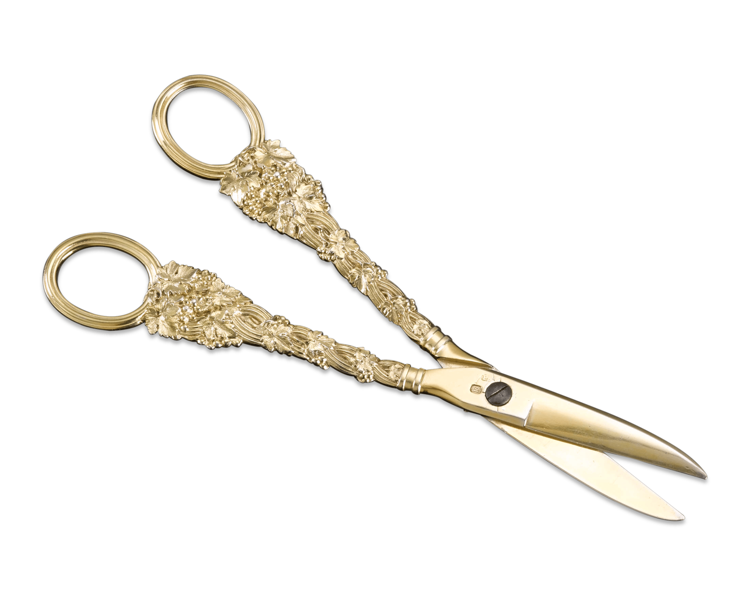 Paul Storr Silver-Gilt Grape Shears