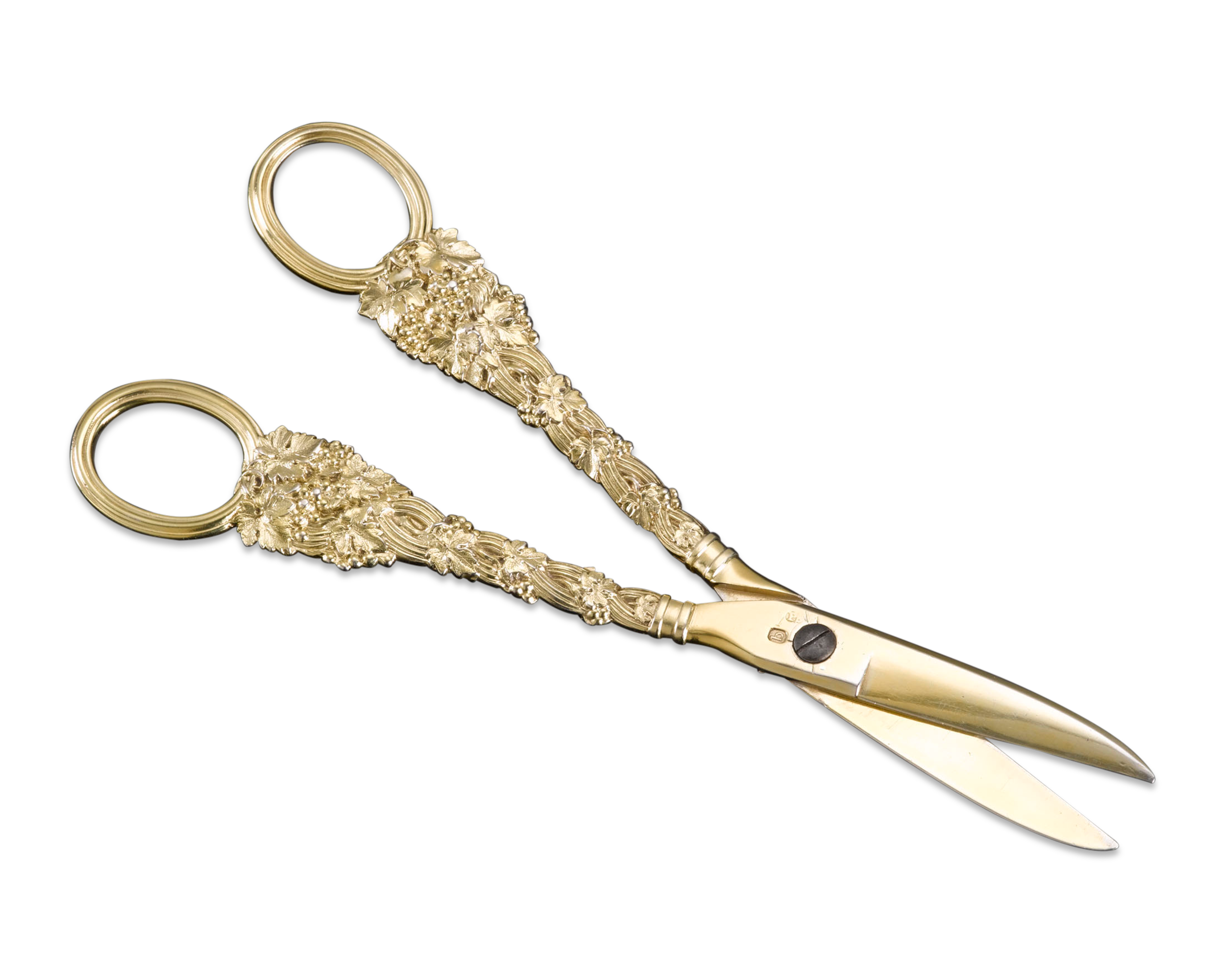 Paul Storr Silver-Gilt Grape Shears