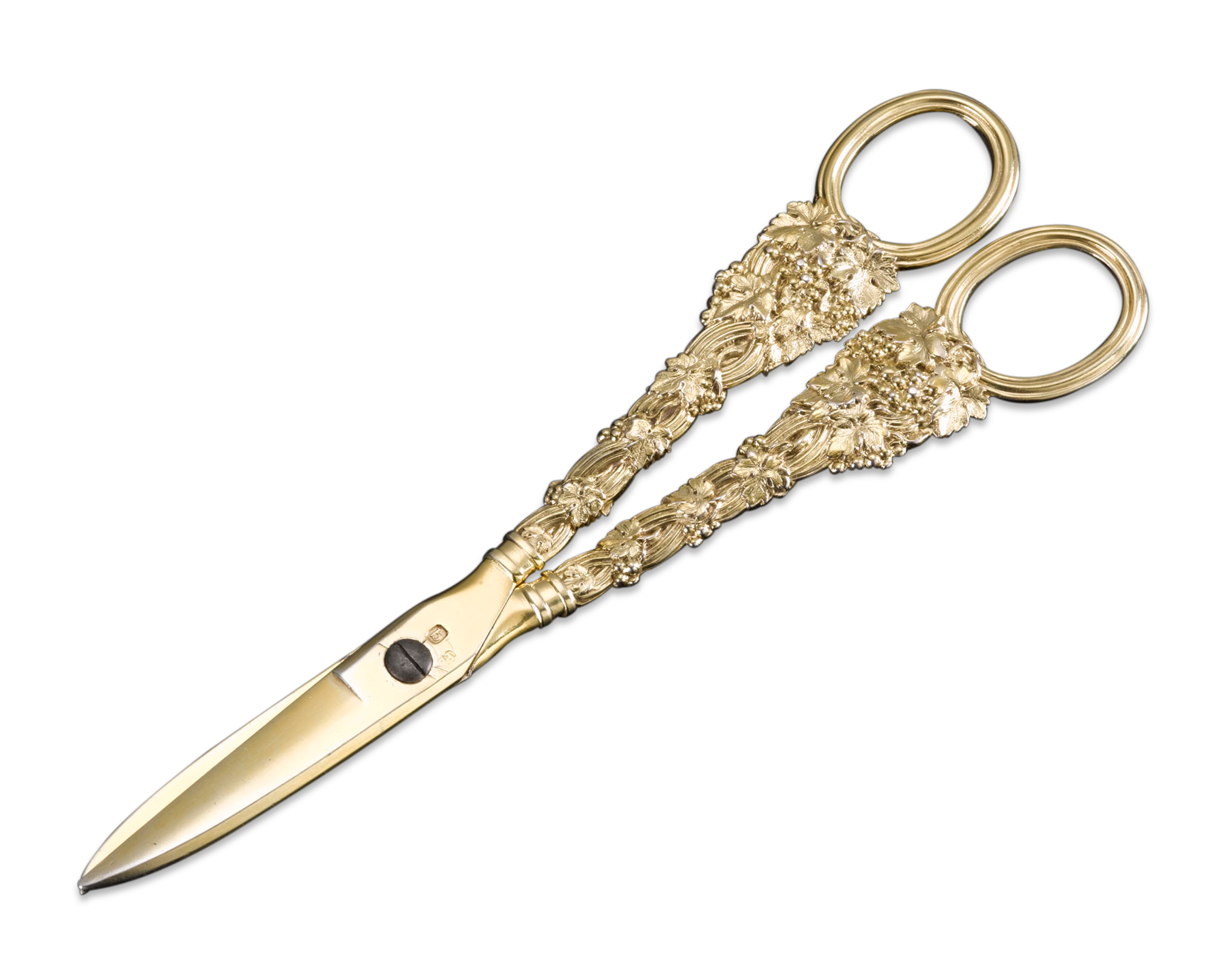 Paul Storr Silver-Gilt Grape Shears