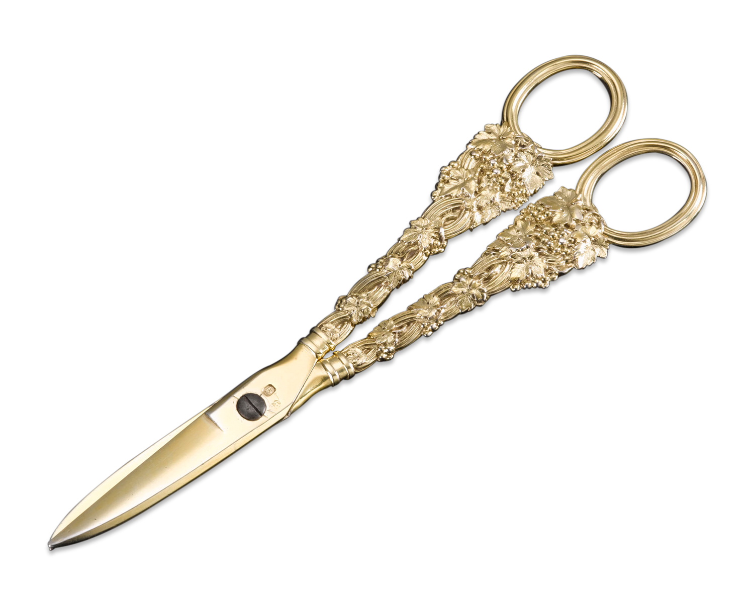 Paul Storr Silver-Gilt Grape Shears