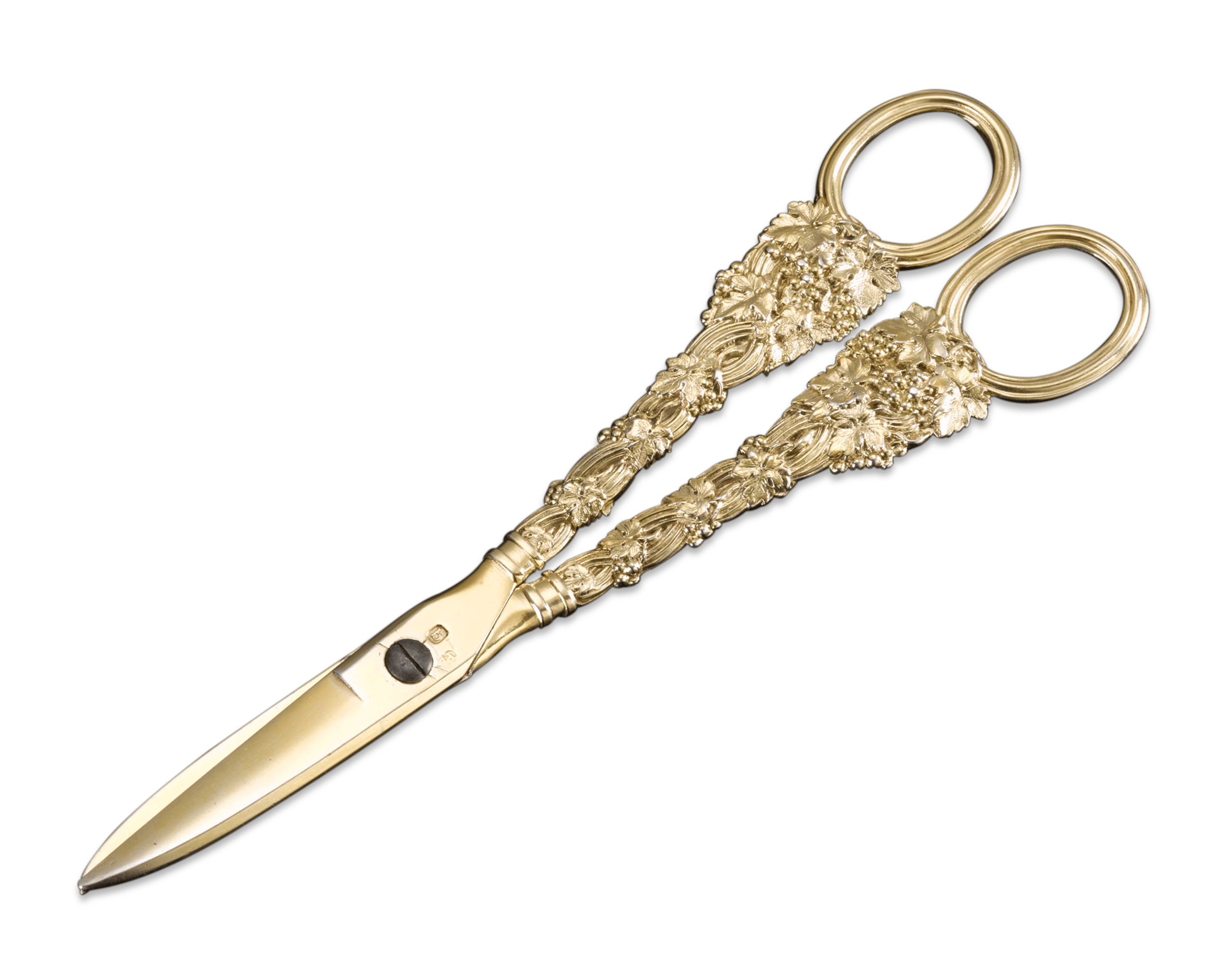 Paul Storr Silver-Gilt Grape Shears