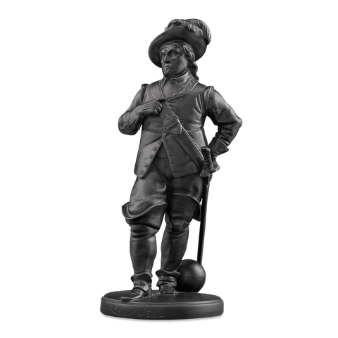 Wedgwood Black Basalt Statue of Oliver Cromwell