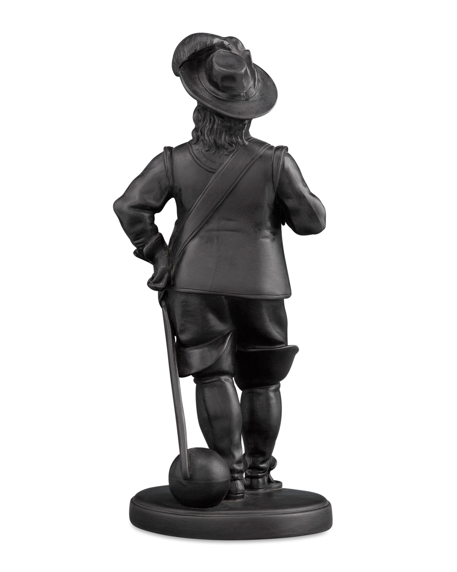 Wedgwood Black Basalt Statue of Oliver Cromwell