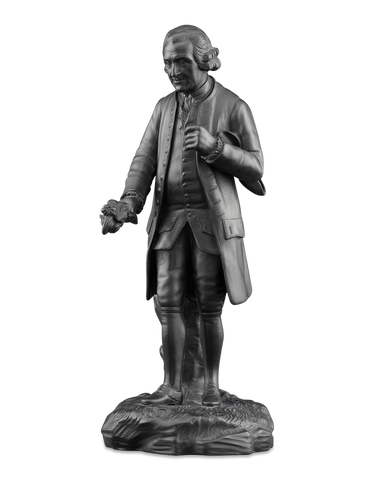 Wedgwood Black Basalt Figure of Rousseau