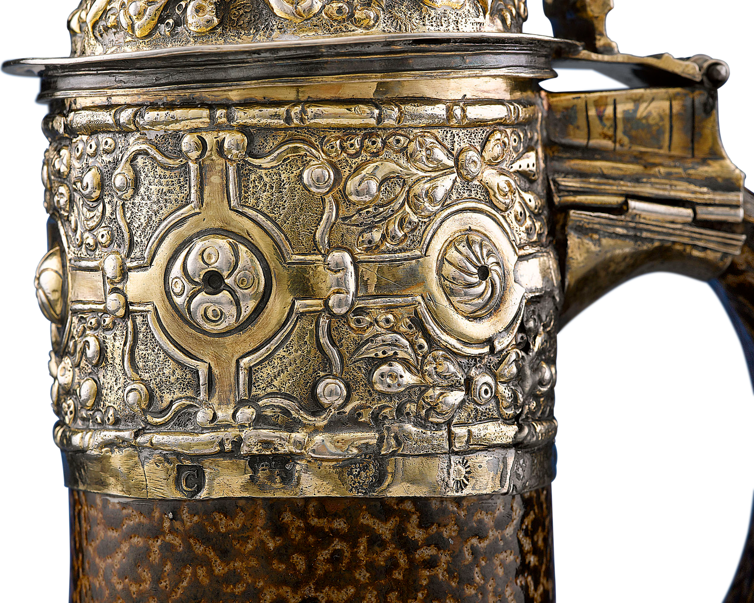 16th-Century Elizabethan Tigerware Jug