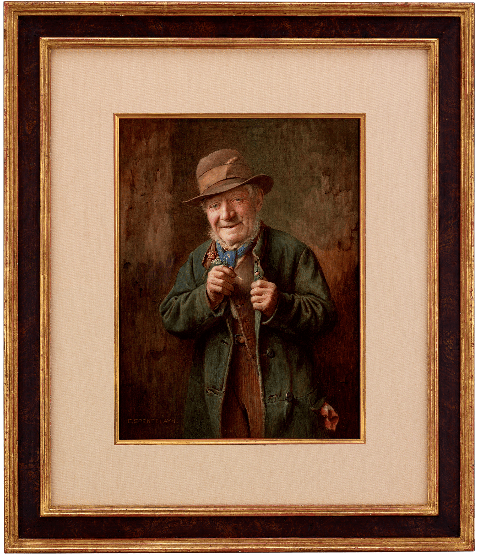 The Buttonhole by Charles Spencelayh