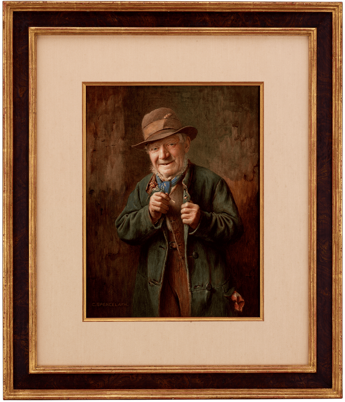 The Buttonhole by Charles Spencelayh