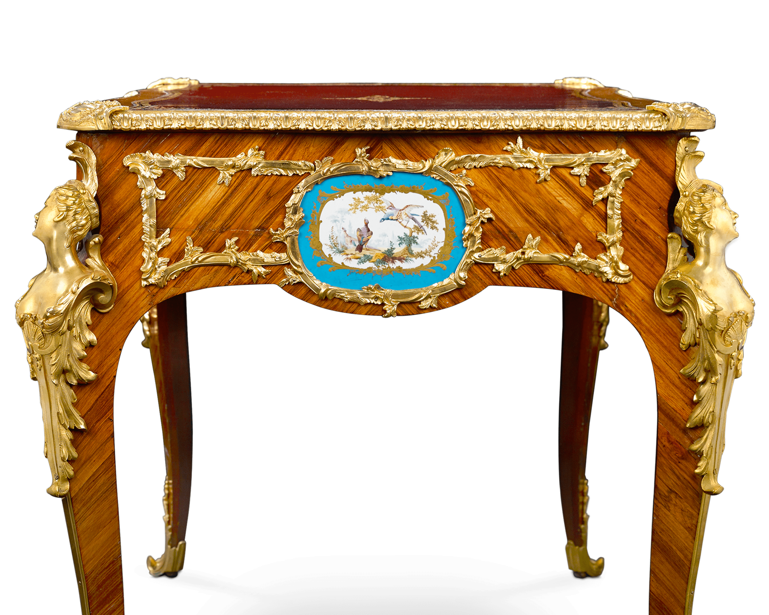 Sèvres Porcelain-Mounted Bureau Plat