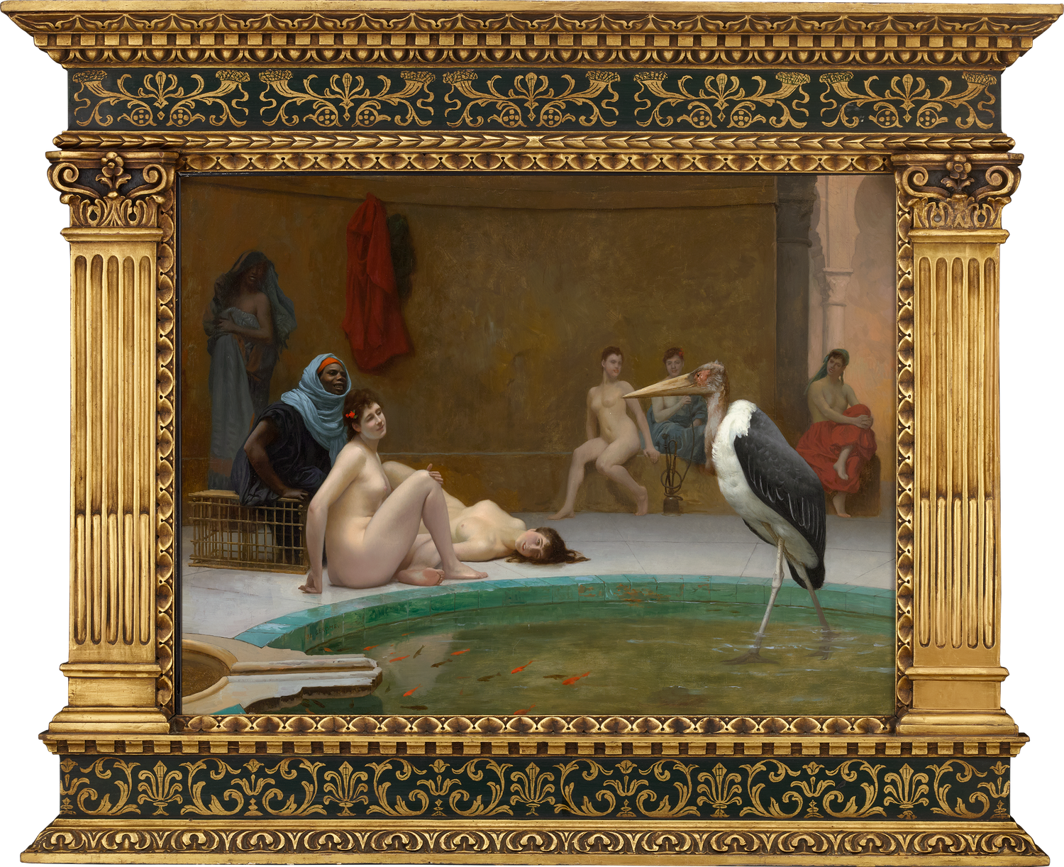 Le Marabout: In the Harem Bath by Jean-Léon Gérôme