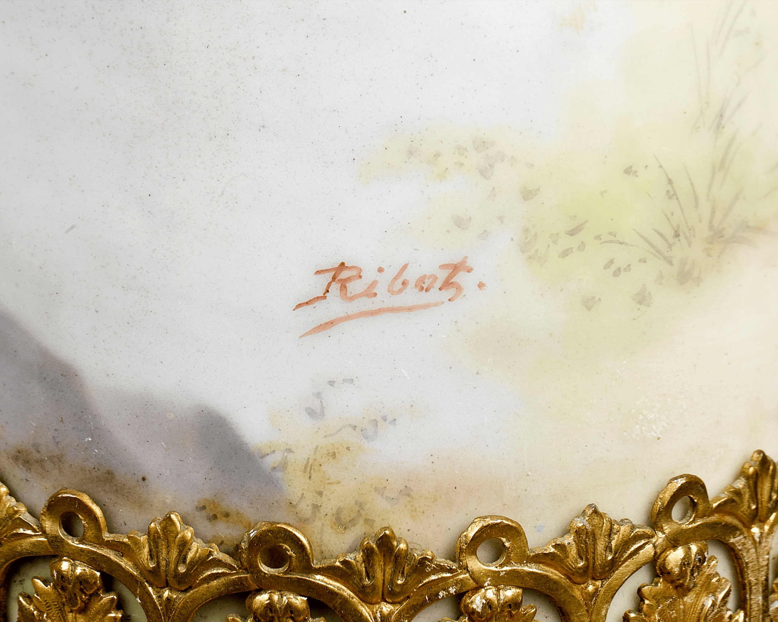 The signature "Ribot" is clearly visible