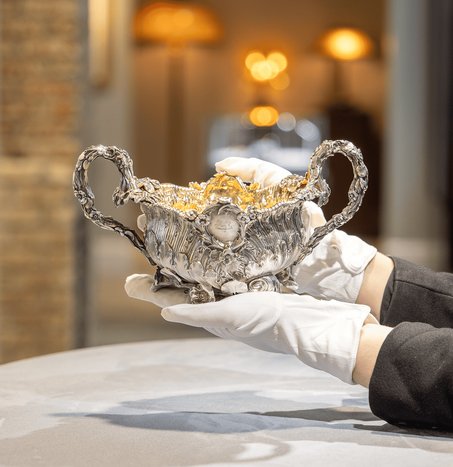 George IV Gilt Sugar Bowl