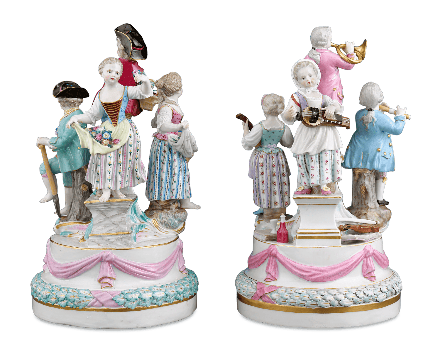 Meissen Porcelain Revelry Groups