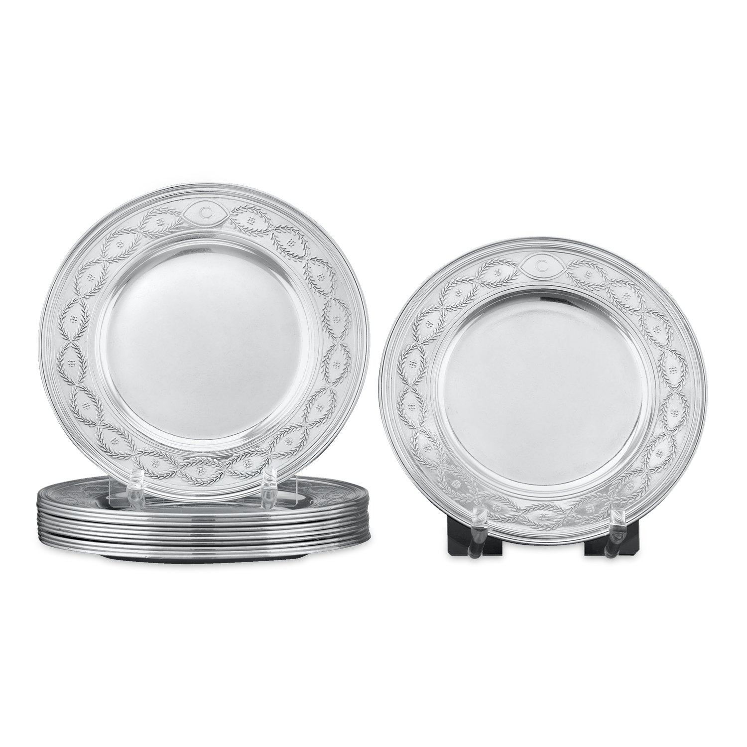 Tiffany Winthrop Silver Bread & Butter Plates